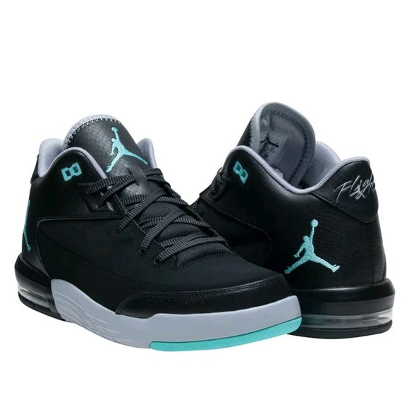 jordans black and turquoise